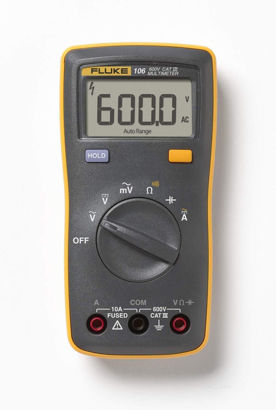 FLUKE 106 Palm Sized Digital Multimeter Digital Multimeter(Multicolor 2000 Counts)