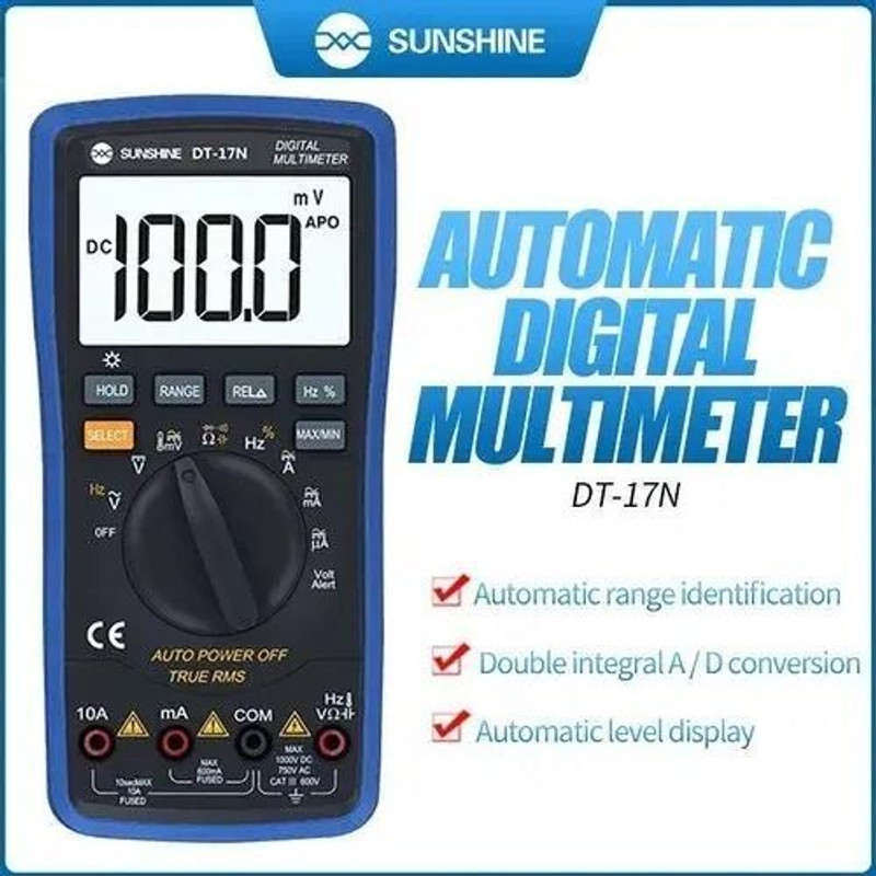 ziigmotech DT17N Digital Multimeter(Blue 2000 Counts)