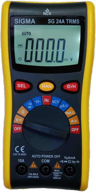 SIGMA 22A Auto TRMS (Autorange) Digital Multimeter(6000 Counts)