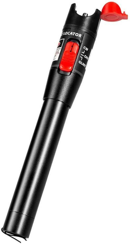 Corslet "Visual Fault Locator 10mw VFL Optic Fiber Cable Tester Telecom Fiber locator FTTH SC FC Interface Optical Fiber Cable Tester 10km Network, Fiber Optic Wire locator Telecom FTTH 10mw Pen Fiber Telecom Tester " Analog Multimeter(Black 2000 Counts)
