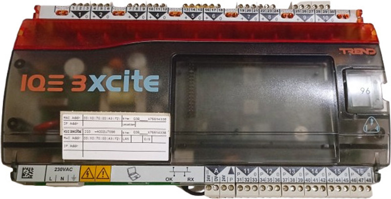 Trend IQ3-4002U7096 IQE 3XCITE Web Enabled Controller IQ3XCITE/96/BAC/100-240 Multipurpose Controller