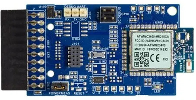 Microchip Evaluation Kit WINC3400 Xplained PRO ATWINC3400-XPRO Multiprotocol Multipurpose Controller