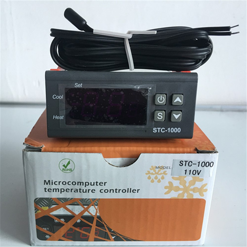 TM&W STC1000 220V Digital Temperature Controller LED Temperature Regulator Thermostat Multipurpose Controller