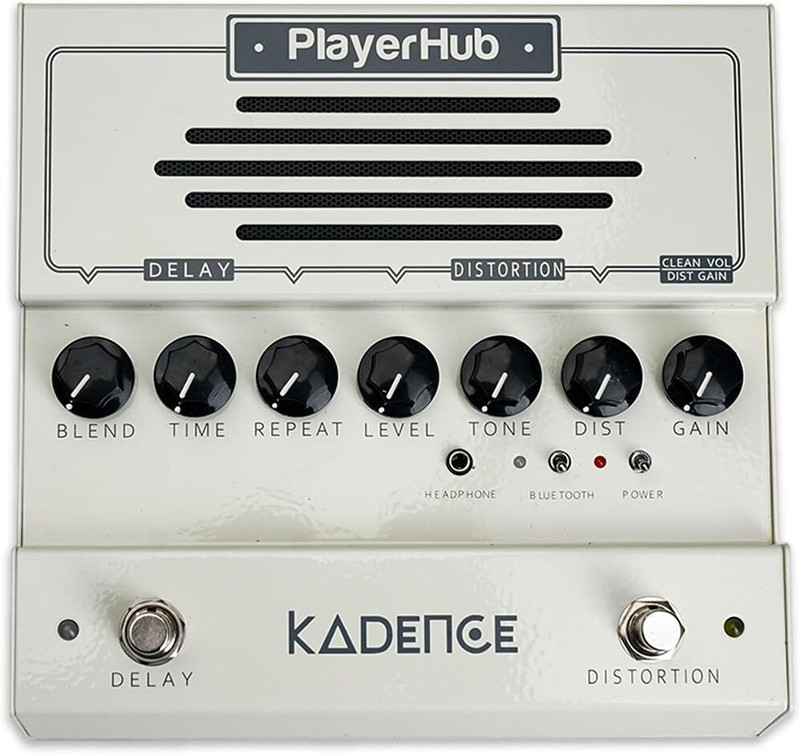 KADENCE Player hub with Built-in Pedal, has 2 Sounds and Portable Speakers Guitar Amplifier