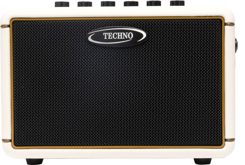 TECHNO Multi-Effects 10W Guitar Amplifier with Android App Control and AUX/USB Inputs Acoustic Guitar Amplifier