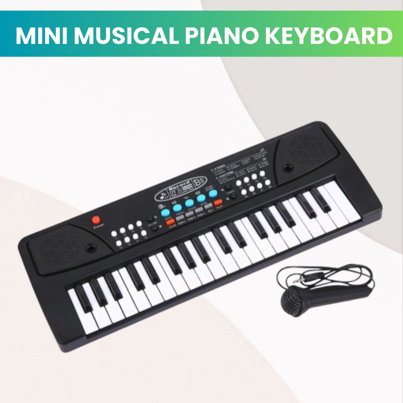 SACRO (Piano Keyboard) with Mic/37 Keys 8Rhythms, 8Tones, Portable Electronic ToyE448 (Piano Keyboard) with Mic/37 Keys 8Rhythms, 8Tones, Portable Electronic ToyE448 Analog Portable Keyboard(37 Keys)
