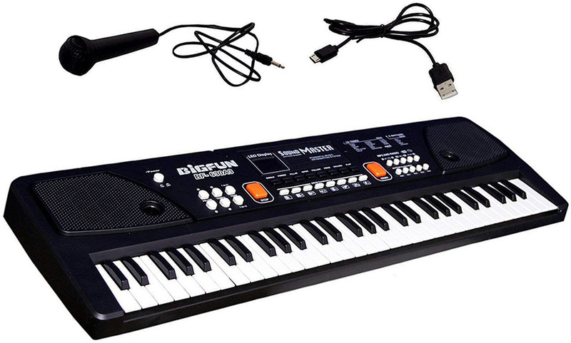 STAR VENTURE 37 Key Piano Keyboard Toy with DC Power Option, Recording and Mic for Kids 37 Key Electric Keyboard Musical Piano Toy Mic for Boys and Girls for Beginners Analog Portable Keyboard(37 Keys)