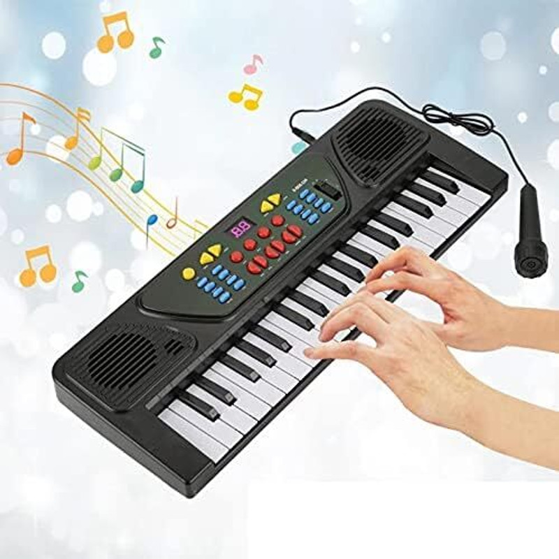 NMII BF-430 Trendy Piano Keyboard for Kids with Mic | Portable Musical Learning Piano Digital Portable Keyboard(37 Keys)