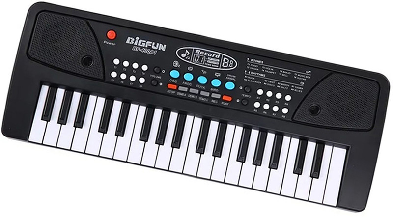 STAR VENTURE Best Gift for Beginners Kids 37Keys Music Toy Piano Portable Piano With Electronic Organ High Quality Keyboard Analog Portable Keyboard(37 Keys)
