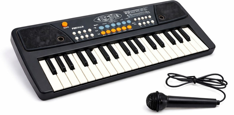 WORLD OF TINY Kids Musical Keyboard Piano Kids Musical Keyboard Piano with Microphone Learning Toy Digital Digital Piano(37 Keys)