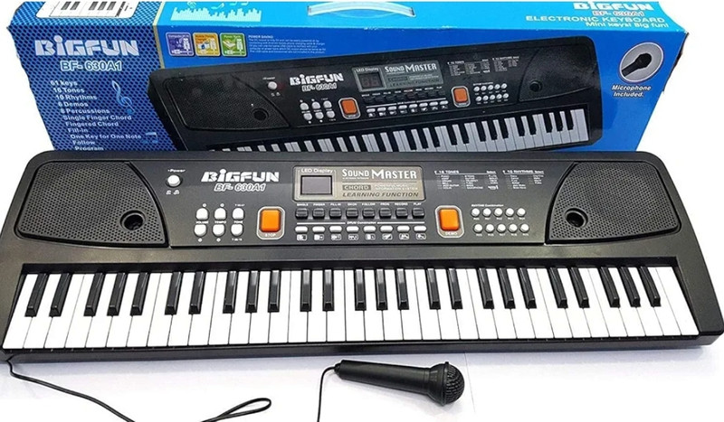ZENVORIX ENTERPRISES GY-530A2 Gooyo 61 Key Digital Piano Keyboard with Microphone & Song Record Feature Digital Digital Piano(61 Keys)