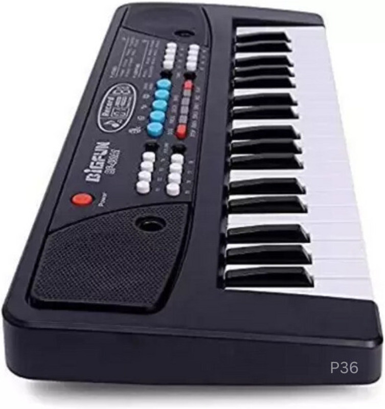 JR CLUB Kids 37 Key Piano Keyboard with Recording ,Mic & Mobile Charger P16 Kids 37 Key Piano Keyboard with Recording ,Mic & Mobile Charger P16 Analog Portable Keyboard(37 Keys)