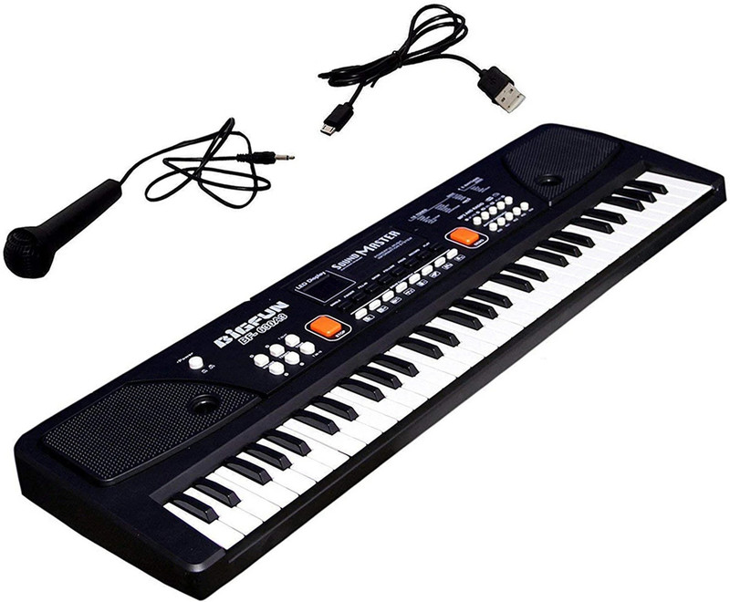 STAR VENTURE Piano for Kids,Mic Dc Power Option Recording Musical Keyboard, Music Piano 1 Kids 37 Key Piano Keyboard & Recording Mic & Mobile Charger Kids 37 Key Piano 1 Analog Portable Keyboard(37 Keys)