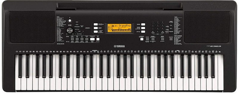 YAMAHA PSR-E383//IN Yamaha PSR-E383 Portable Keyboard 61 Keys (Adaptor Included) Digital Portable Keyboard(61 Keys)