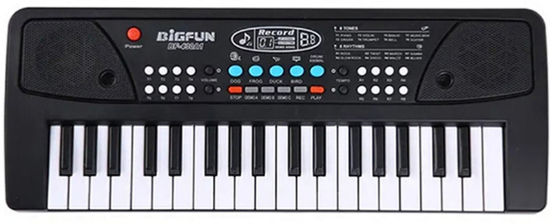 STAR VENTURE Hot Sale Electronic Toys Piano Kids Simulation Musical Piano Instrument Toy Set Portable 37-Keys Digital Piano Keyboard Instrument Durable Plastic Electric Analog Portable Keyboard(37 Keys)