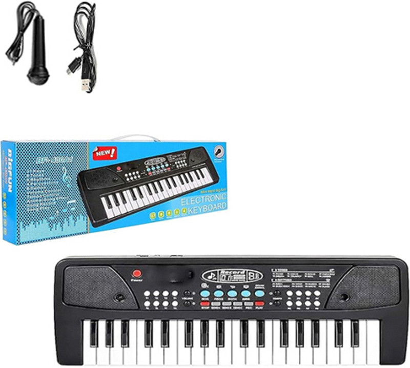 STAR VENTURE Microphone Education Toys Musical Instrument Gift for Child Beginner Microphone Education Toys Musical Instrument Gift for Child Beginner Analog Portable Keyboard(37 Keys)