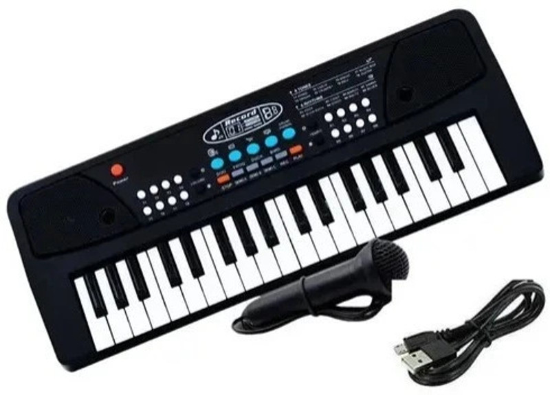 3 Jokers Educational Musical Toys for 3 4 5 6 Year Old Boys Girls 37 Keys Key board Toy Sound Recording Portable Musical Toy for Kids Analog Portable Keyboard(37 Keys)
