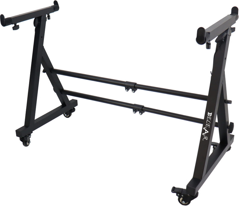 Belear KEN-80 Heavy-Duty Adjustable Stand with Lockable Casters Keyboard Stand