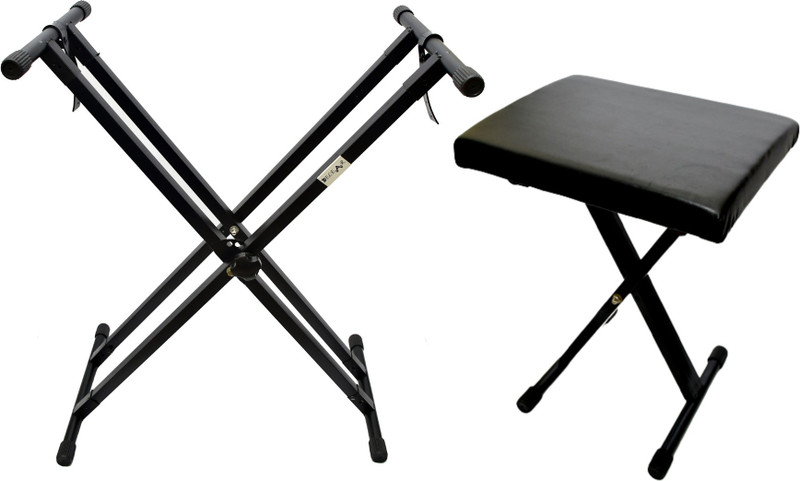 Belear S-9, Piano and Keyboard Stand, With Chair Keyboard Stand