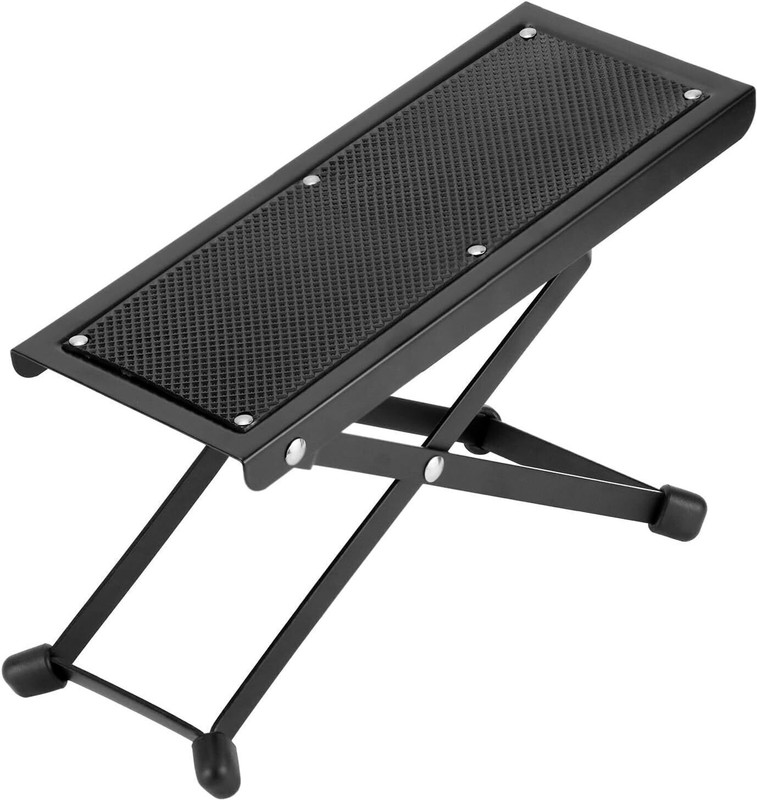 IMAGINEA Adjustable Guitar Foot Rest Stand for Classical & Acoustic Guitar (Black) Guitar Stand