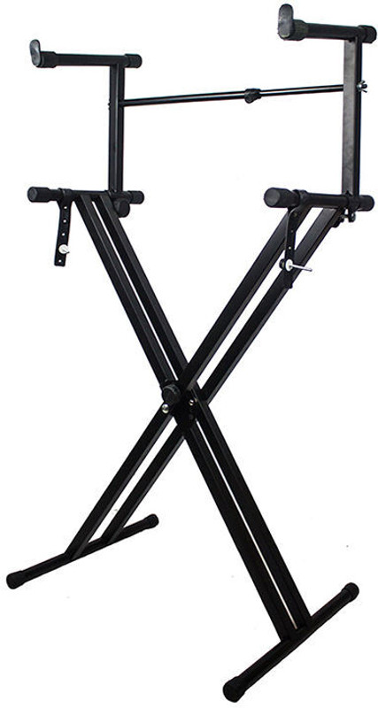Belear NE-16 Double Keyboard Stand X Shape Double Braced Keyboard Stand