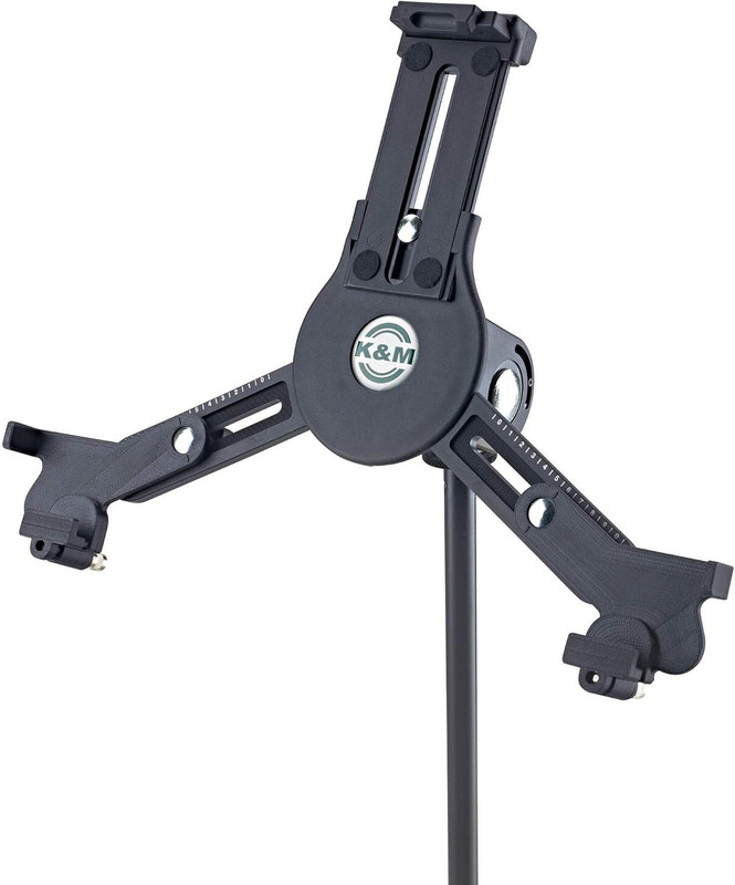 Wintrox Universal Tablet iPad Holder for Mic Stand Professional Grade for all Musicians Notation Stand