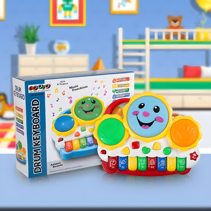 Vayukids Drum keyboard-2025(Multicolor)