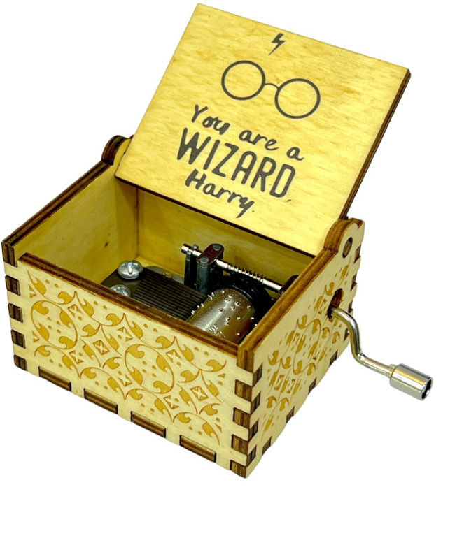 Augen Wooden Music Box Vintage Music Boxes Birthday Gift Harry Potter (Mini 12)(Multicolor)