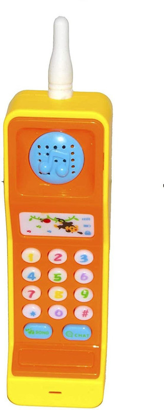 KHYALI Musical little mobile phone toy for kids with colorful light effects and music(Multicolor)