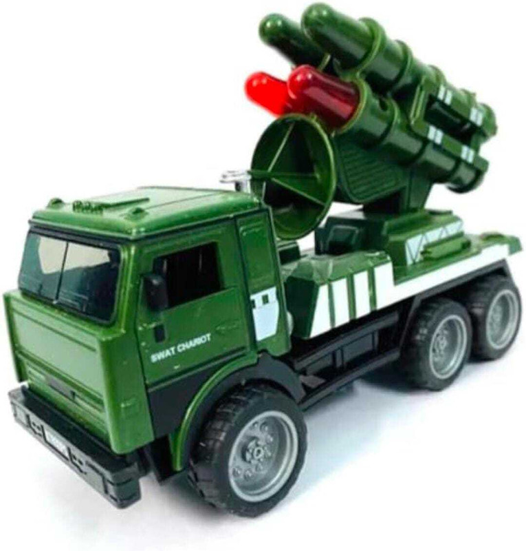 Tinywonders Army Musical Truck for Kids with Light & Music(Multicolor)
