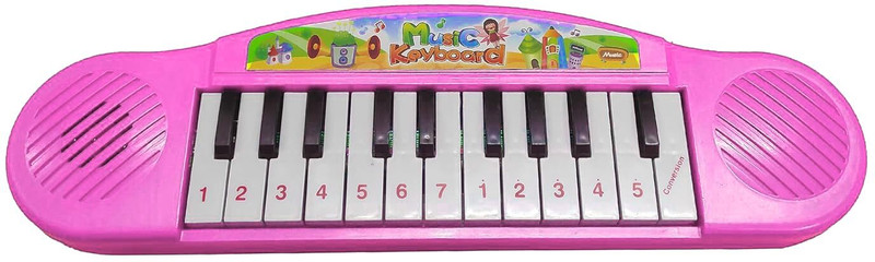 K.D Tinytots Mini Portable Piano Keyboard Musical Toy for children(Multicolor)