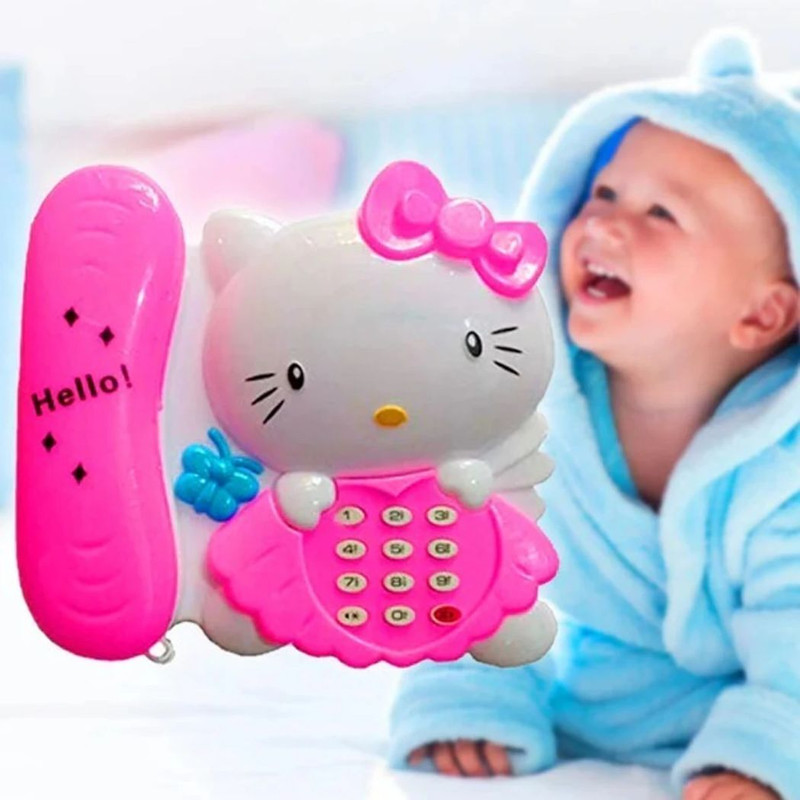 3 Jokers Musical Kids landline Toy Telephone for Kids(Multicolor)