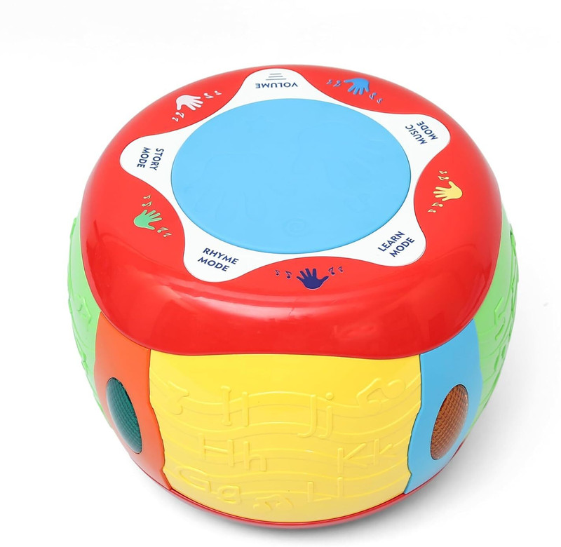 KNICKKNACK Edu Beats| The Fun Learning Drum(Multicolor)