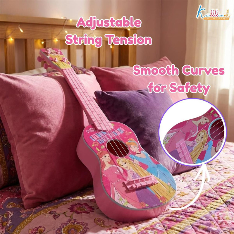 DISNEY Princess Theme Guitar (Big) Musical Toy(Multicolor)