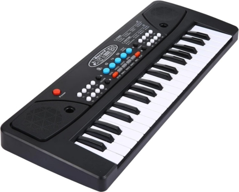 SOPALI Electronic big size piano toy for kids pack of 1(Black)