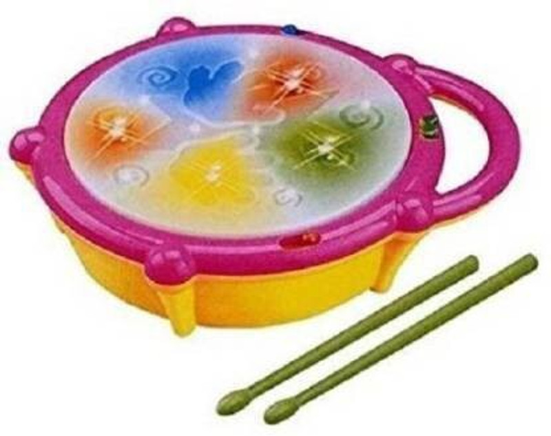 Skyler Collection Multicoloured Flash Drum With 3D Lights (Multicolor)(Multicolor)