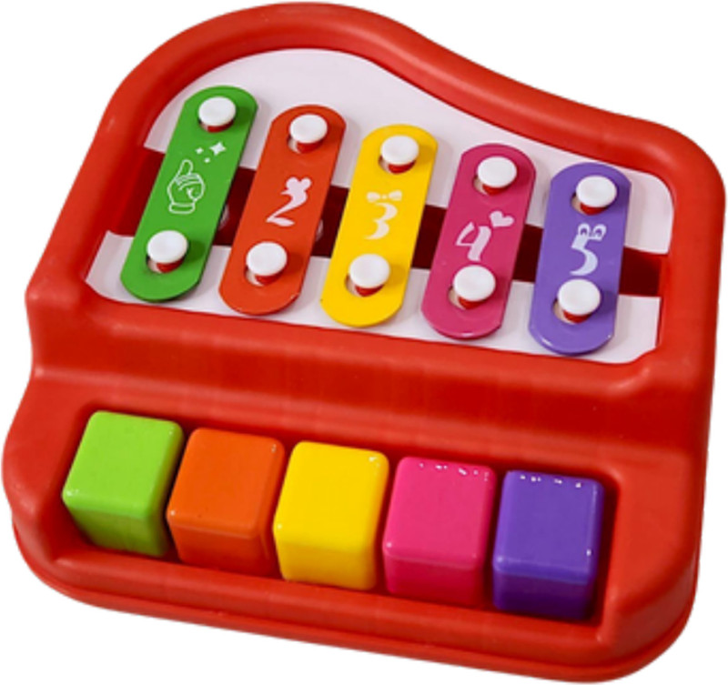 SHRIBALAJITOYS PERAFINE 2 in 1 Xylophone and Piano Toy(Multicolor)
