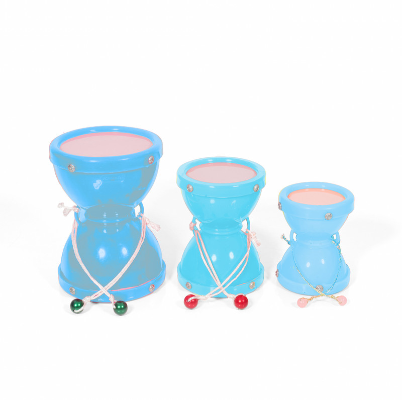 khushi enterprise Musical Damrus, Small (7 x 8.2 cm), Medium (8.3 x 10.2 cm), Big (9.5 x 13 cm)(Blue)