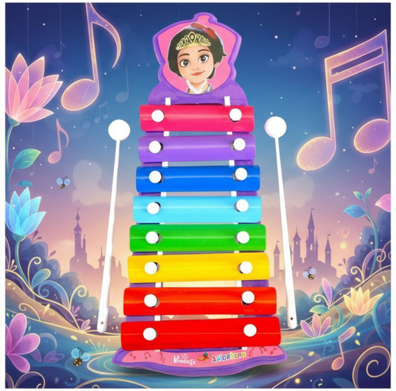 niyana Musical Xylophone with Wonderful 8 Voice Notes(Multicolor)