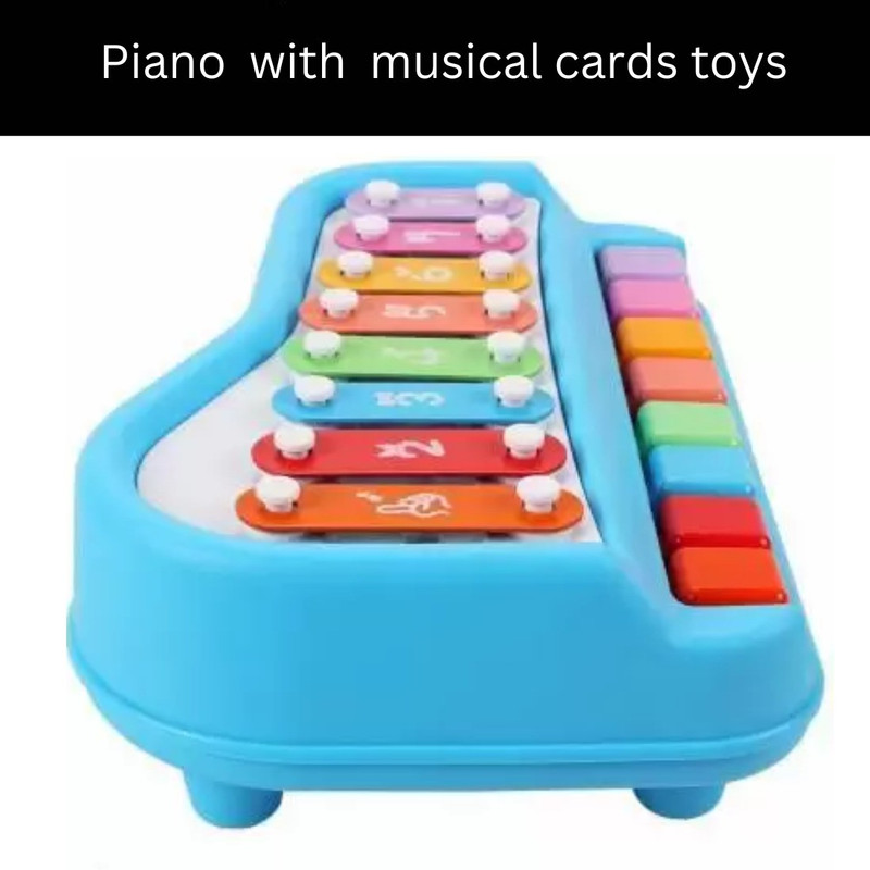 Extraposh Piano for Kids, Educational Musical Instruments toys for Babies. (Blue)(Blue)