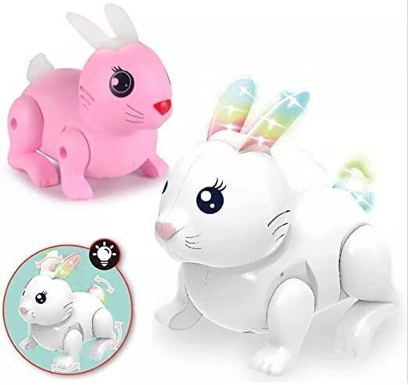 Tinywonders Musical Rabbit Bunny(Multicolor)