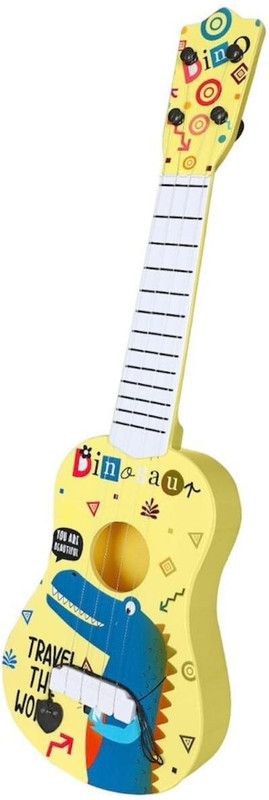 KidsCorner Printed New 4-String Guitar Acoustic Music Learning Toys for Children Big(Multicolor)