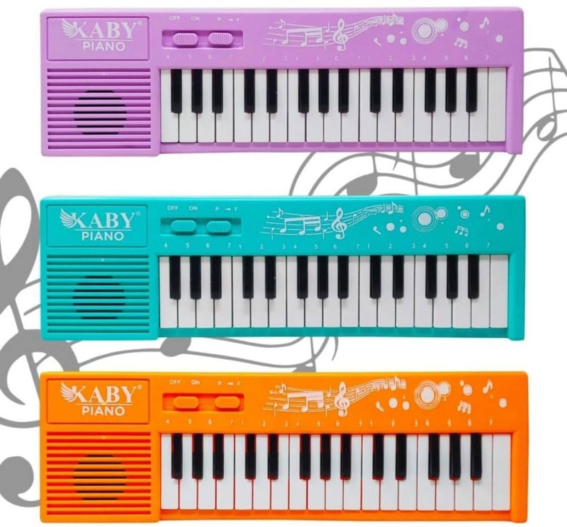 MAITRAG Kids Electronic Piano Keyboard Toy with Sound Music Learning (1 Pc)(Multicolor)