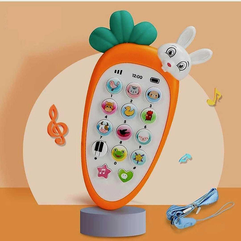 Sauva Intelligent Baby Cell Phone Mobile Toy for Kids, Music, Ringtones, Lights(Multicolor)
