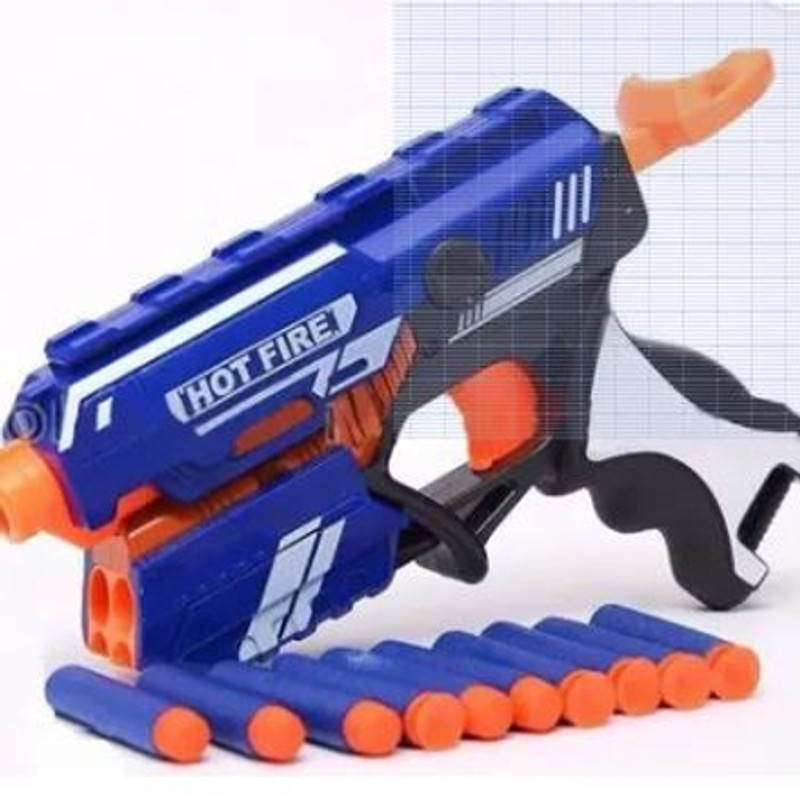 Aneep Blaze storm Manual Soft Bullet Gun(Blue)