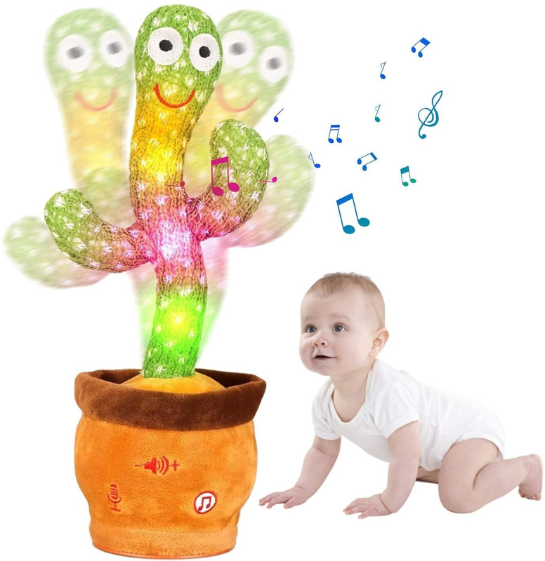 Tinywonders Cactus Funny Education Toys for Children Playing Home Decor for Kids(Multicolor)
