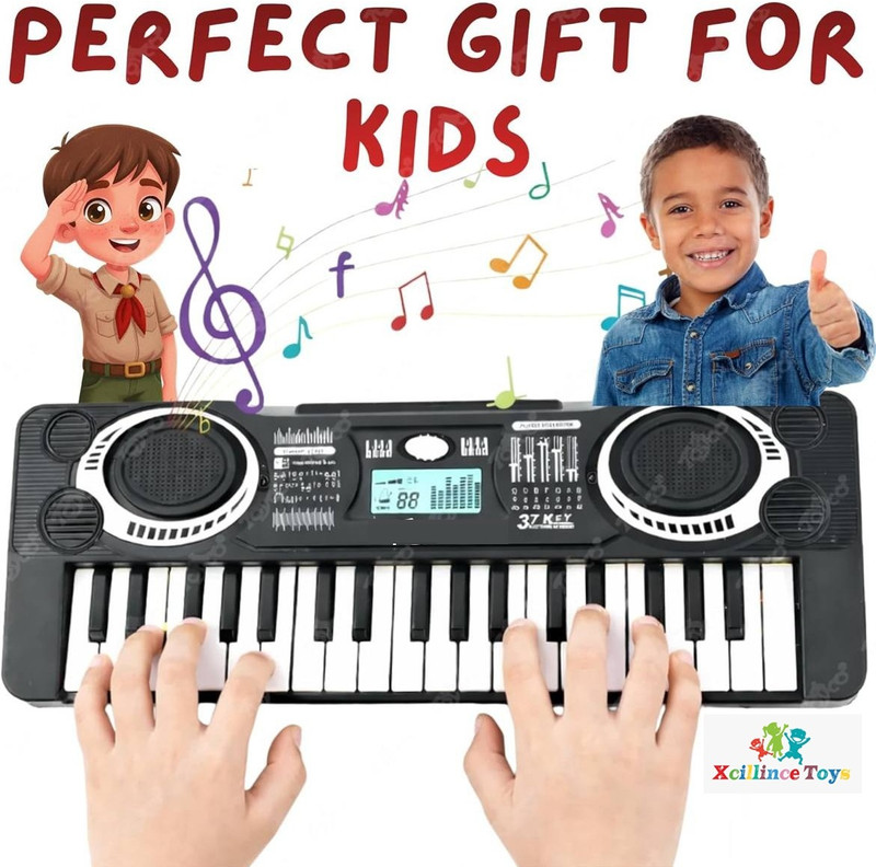 Xcillince Toys Piano Toy for Kids with Multiple Music Modes, Rhythm & Educational Learning(Multicolor)