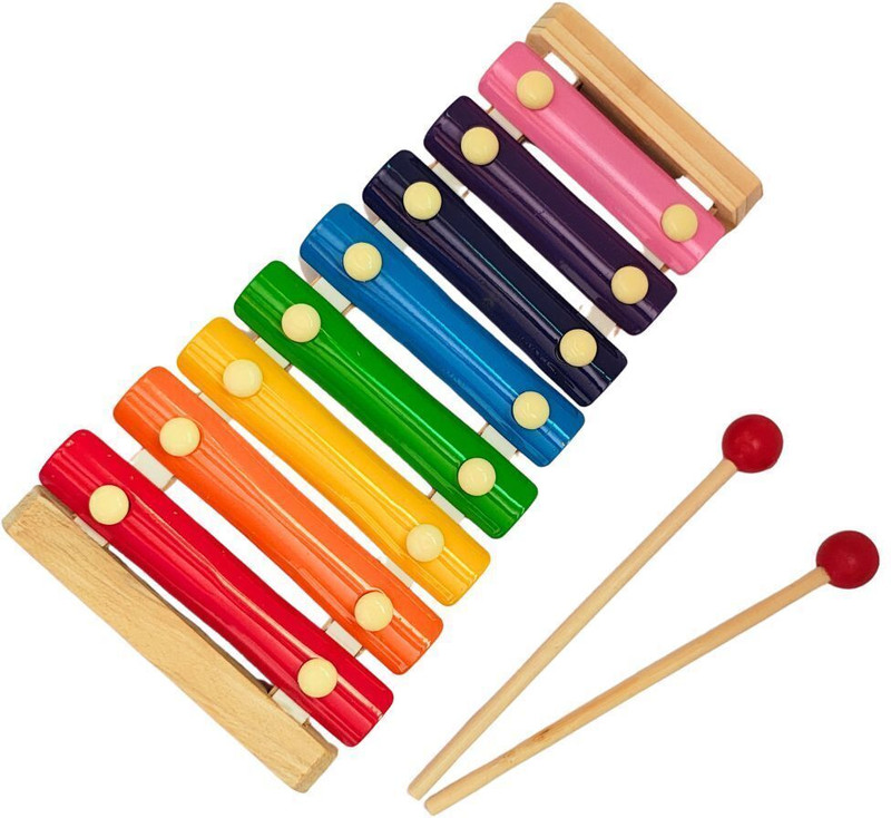 wetoytoy Wooden Xylophone Musical Toy for Kids(Multicolor)