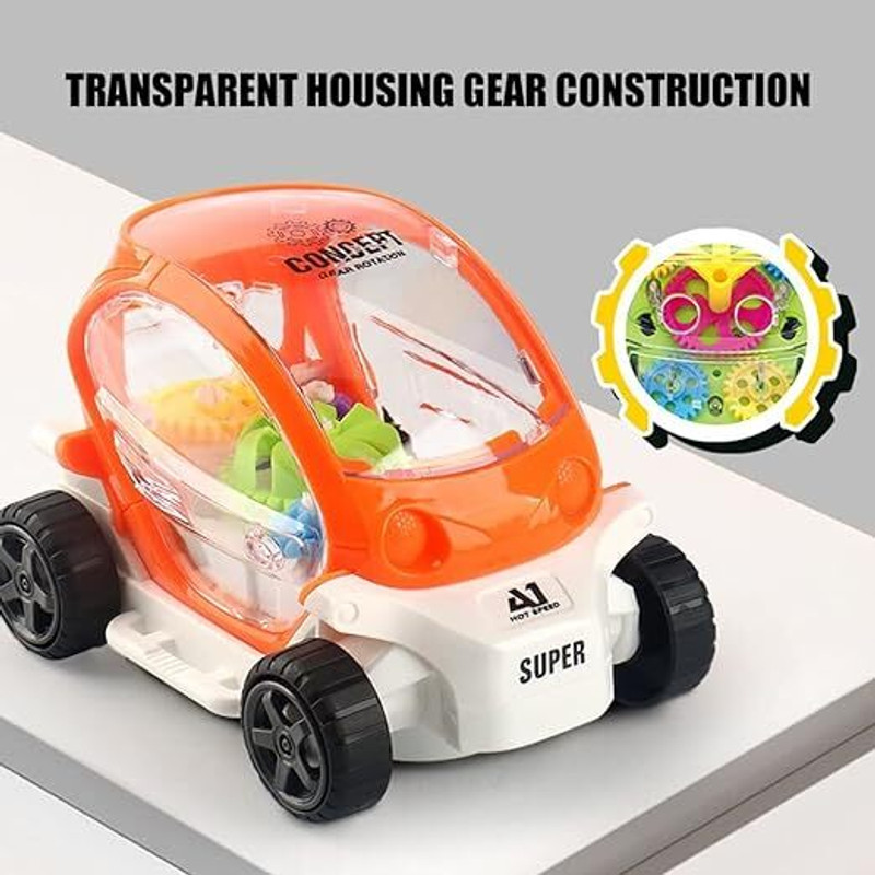 SWASHAA Gear Concept Police Car Lights Sound Toys for Kids(Multicolor, Pack of: 1)