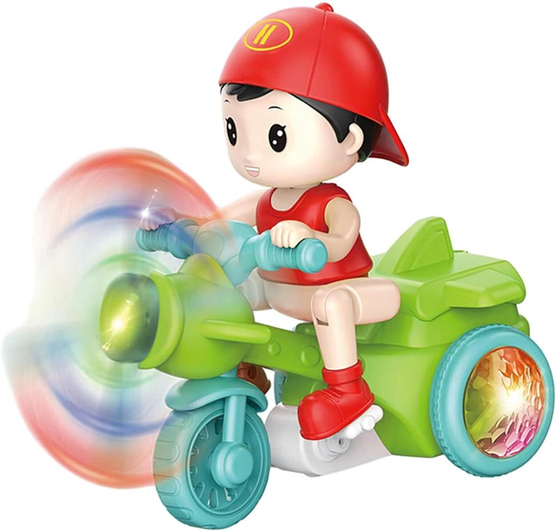 jalora Kids Tricycle Toy with Pedals & Handle, Cool Three Wheel Cycle(Multicolor)